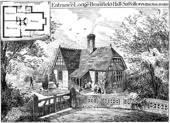 Bramfield Hall Lodge, 1878