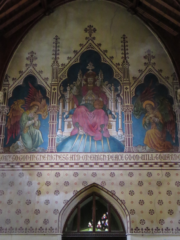 Wall painting by Clayton & Bell, St Andrew, Weybread